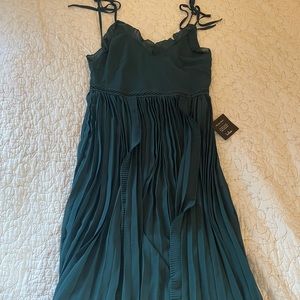 Lulus Pleated Mini Dress